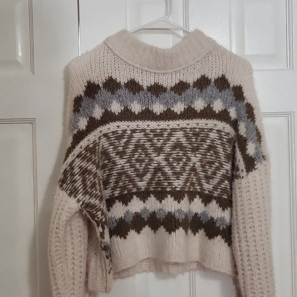 Free people Alpine pullover sweater size small - Picture 2 of 7